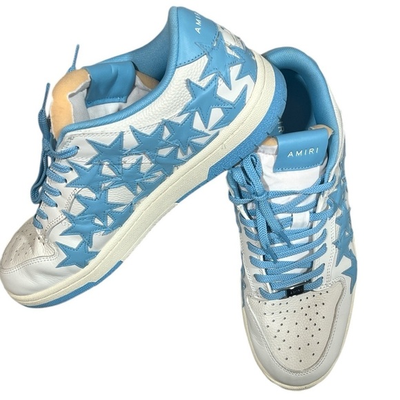 AMIRI
Blue & White Stars Low Sneakers - Picture 7 of 9